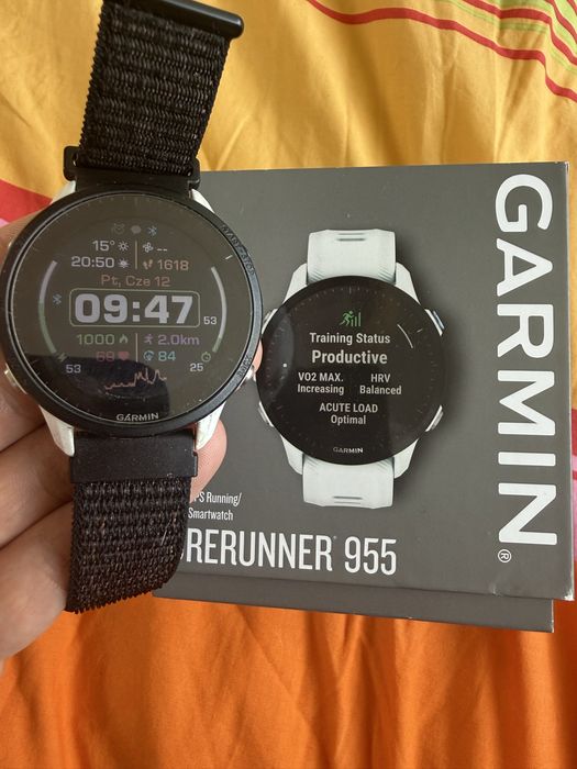 Garmin forerunner 955 gwarancja do 07.2028