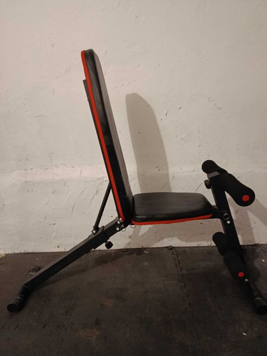 Ławka do ćwiczeń Hop-Sport HS-1030 z blokadą nóg