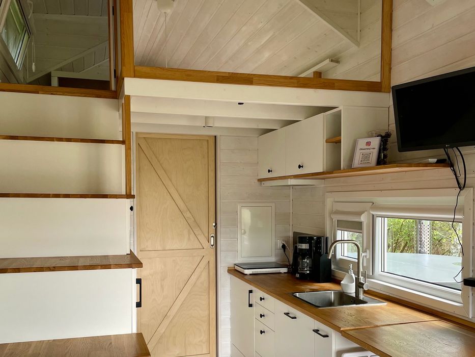 Romantyczny domek w lesie na wynajem / Prywatna balia/ Bory Tucholskie