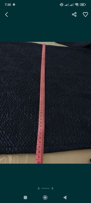 Sukienka 3/4 rękaw granatowa 46