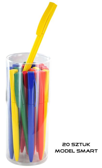 Długopis Długopisy SMART Szkoła Biuro 20 szt. Tuba