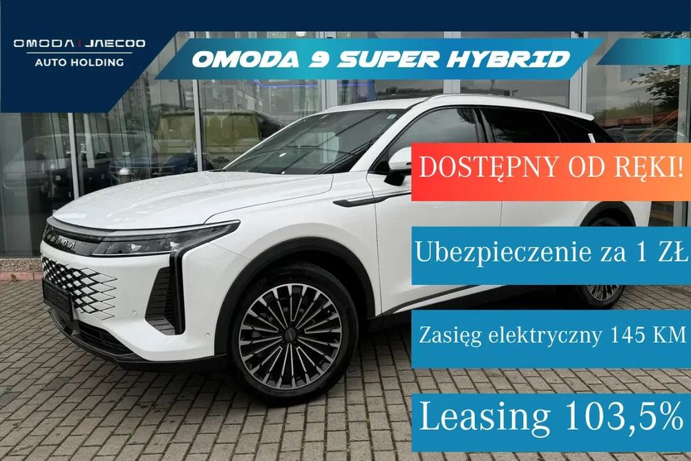 Omoda 9 Omoda 9 Super Hybrid 537 KM AWD, 145 KM Zasięgu
