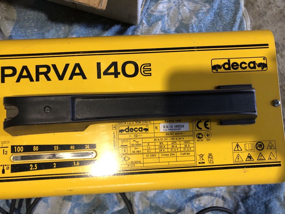 Зварювальний пристрі йDeca Parva 140E ММА зварювальний апарат сварочни