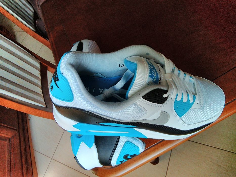 (Eur 46- 30 cm) NOWE Nike Air Max 90 Laser Blue (2020) CJ6779,-100