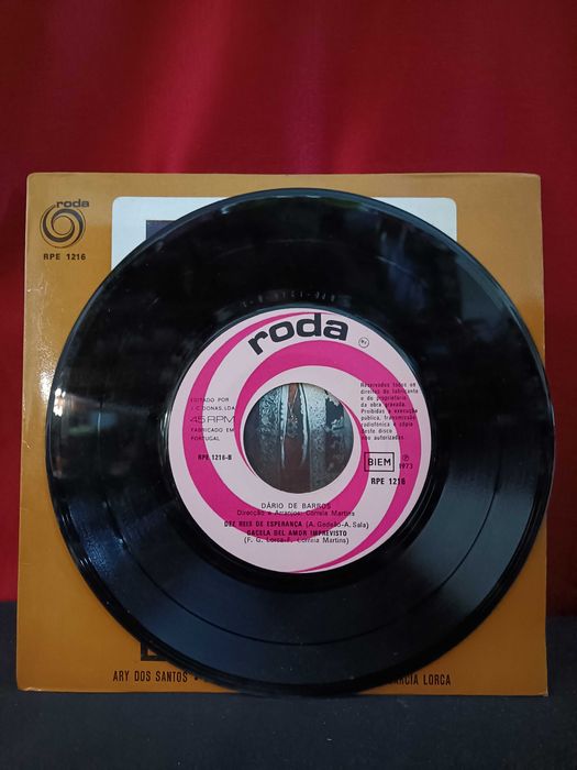 Dario de Barros vinil 1 capa assinada