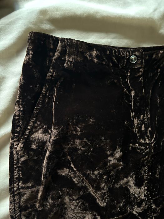 Велюрова спідниця, вінтаж, Італія