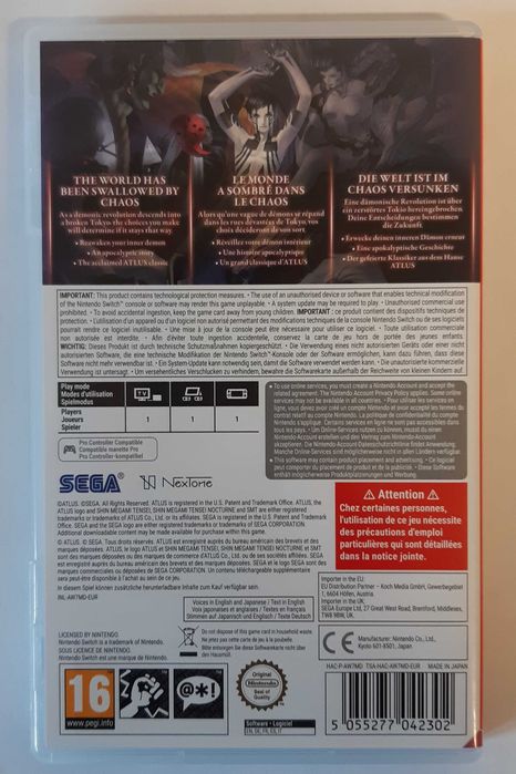 Shin Megami Tensei III: Nocturne HD Remaster - Nintendo Switch