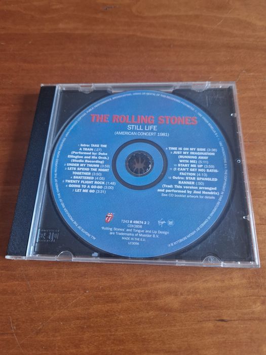 CD dos Rolling Stones  - "Still Life (American Concert 1981)"