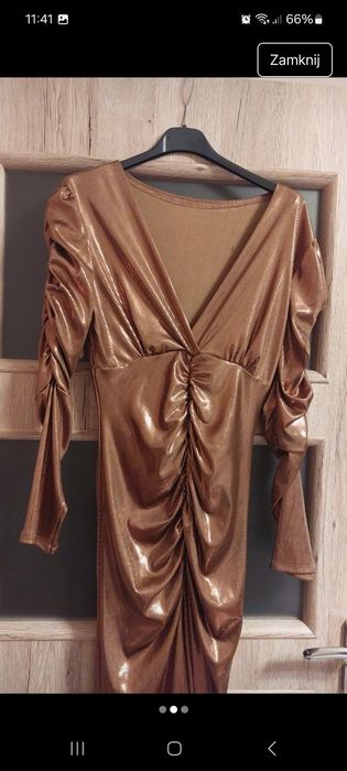Sukienka marszczona S/M