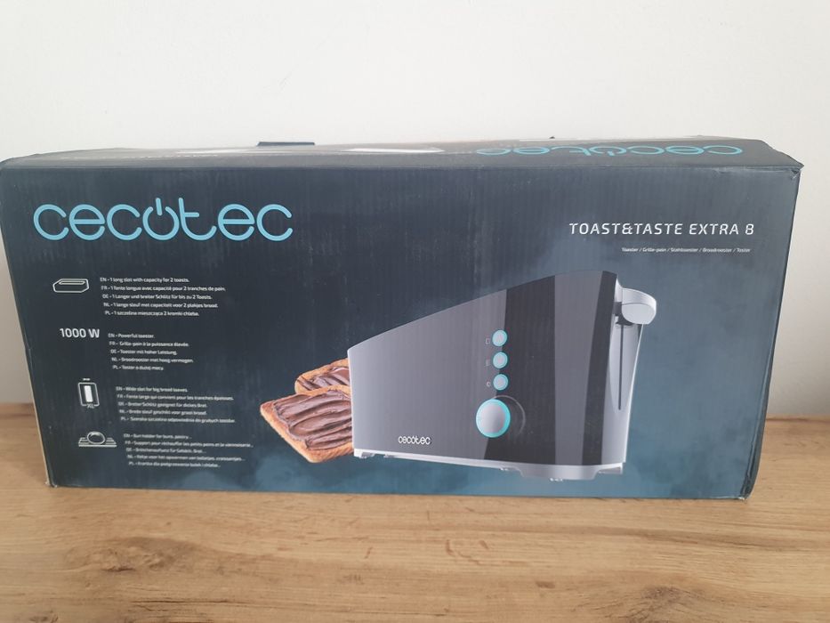 Toster Cecotec Toast&Taste Extra B czarny 1000W