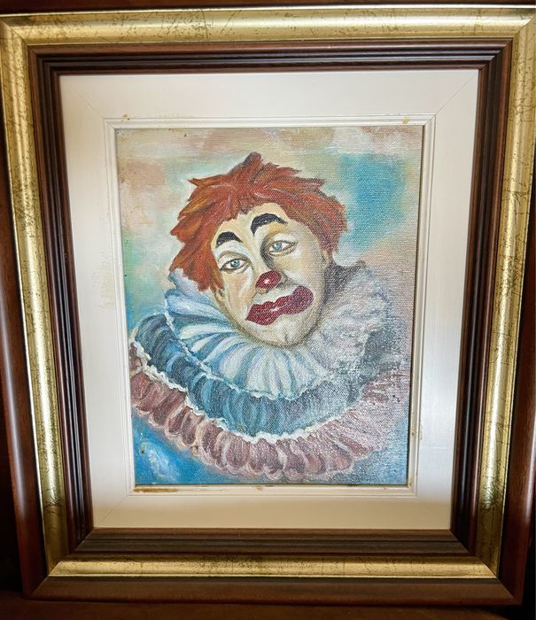 Um  quadro motivo Palhaço