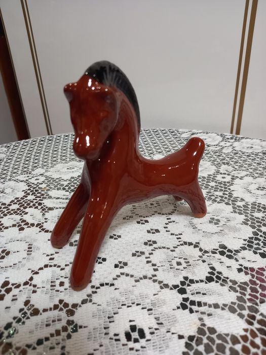 Керамічний коник, Васильківська майолика, 60х рокіа