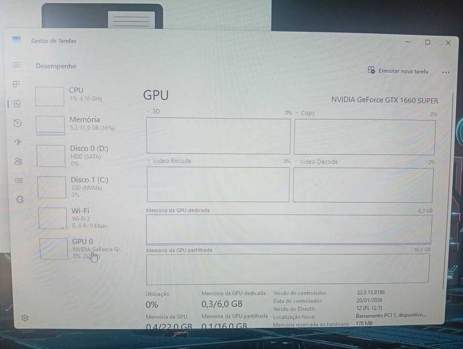 Gigabyte GamingX i5 9600K + GTX1660SUPER + 32GB RAM + SSD + HDD