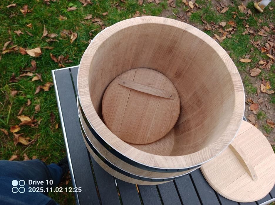 Beczki dębowe na kiszonki