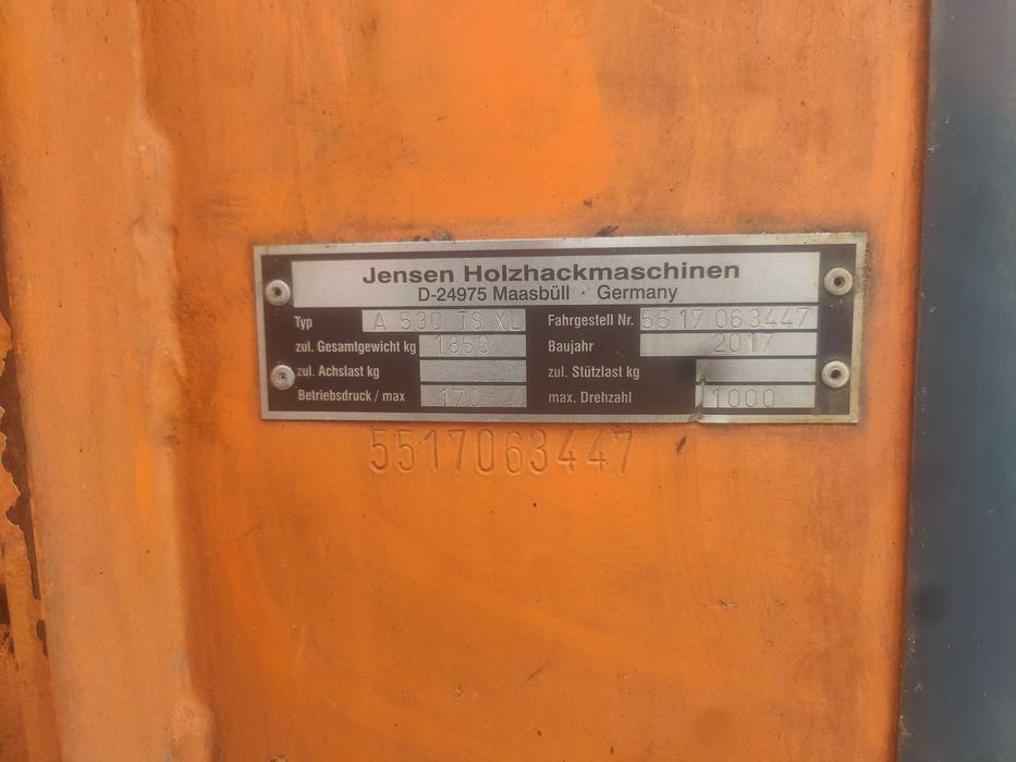 Rębak JENSEN A 530 TS XL gąsienicowy spider