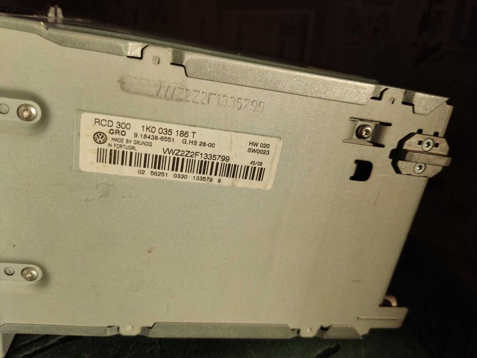 автомагнітола volkswagen passat b6 (2008) рік, оригінальна