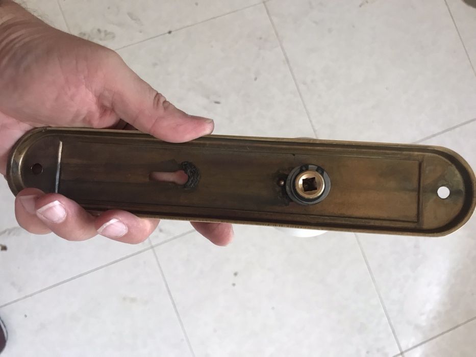 Espelho de porta interior em dourado (7 unidades)