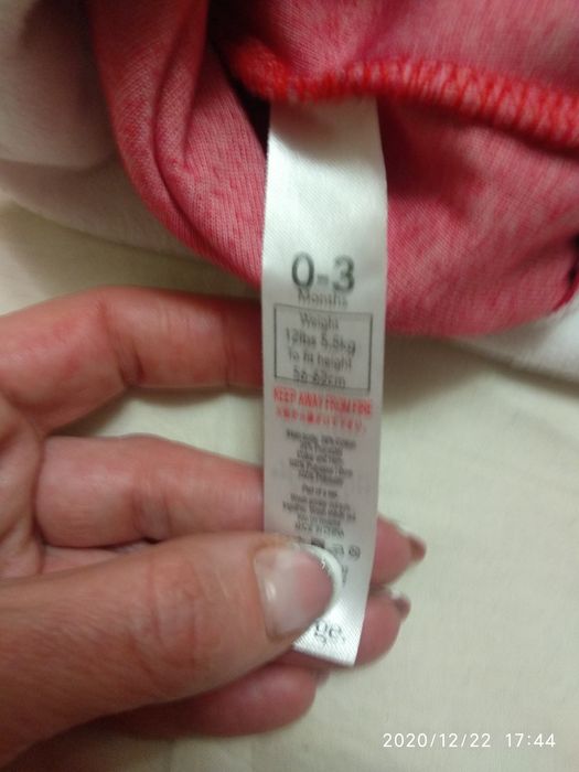 Платье новогоднее на 0-3 месяца