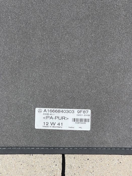 Dywaniki OEM  Mercedes Benz GL GLS (X166), ML GLE (W166)  GLE Coupe (C292) - Stan Jak Nowe