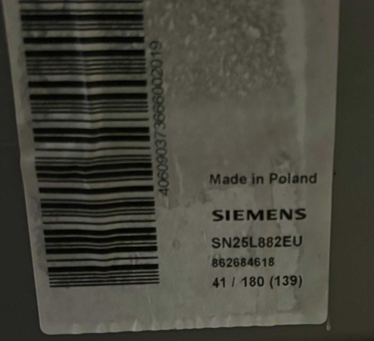 Melhor oferta. Maquina de lavar  loiça, SIEMENS.