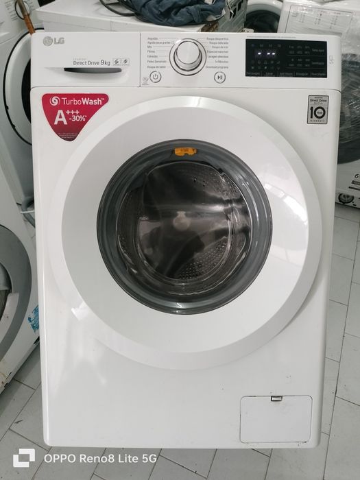Máquina de lavar roupa LG direct drive 9kg 1400rpm A+++ fazemos entrega e instalação na sua casa.