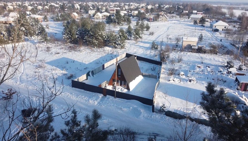 № продаж Каркасний будинок A-Frame з ділянкою 5 соток Камʼяна гора