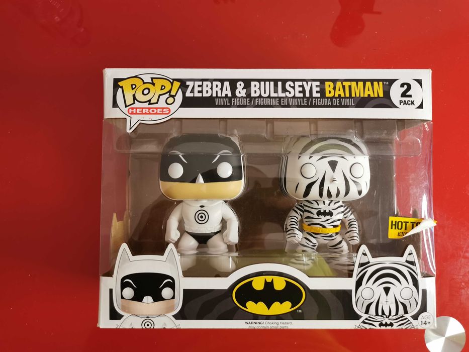 Funko Pop Batman Zebra and Bullseye 2pack