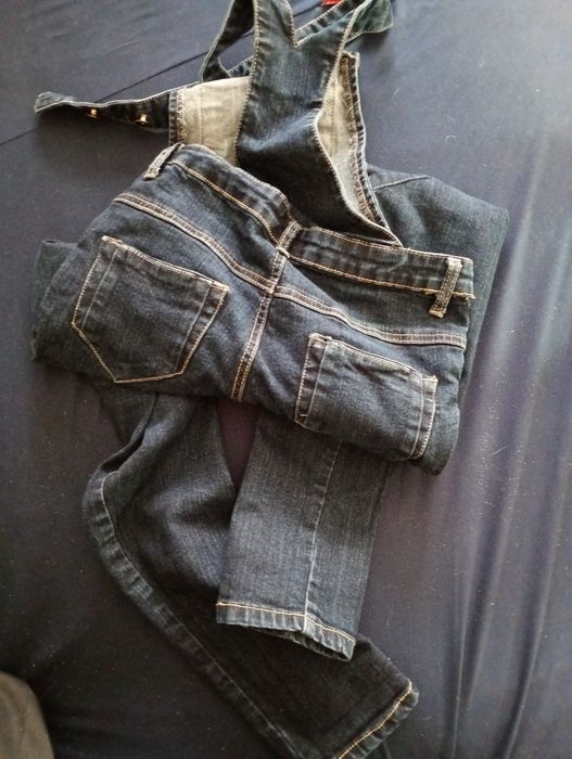 Ogrodniczki jeansowe xs