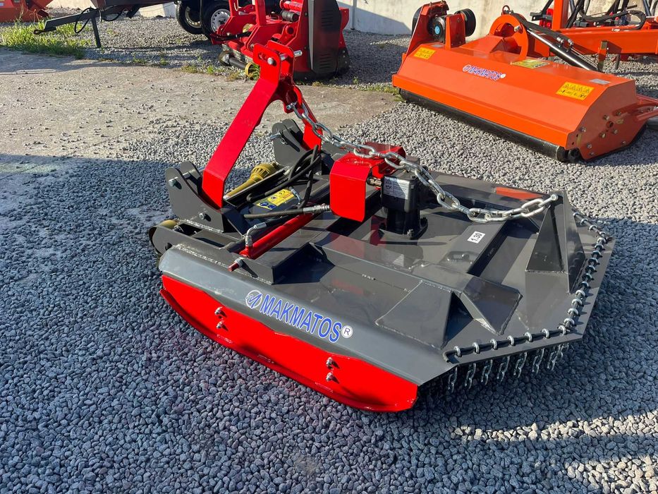 Capinadeira corta-mato descentrável hidráulica 1.30m reforçada NOVO