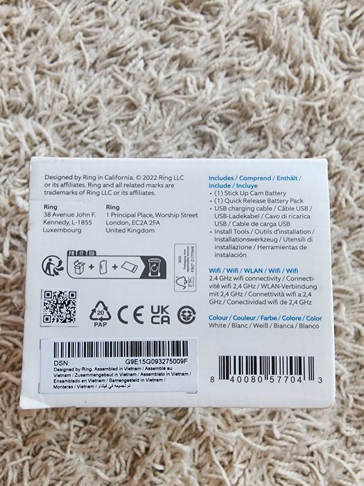 Câmara Ring e Painel Solar Ring