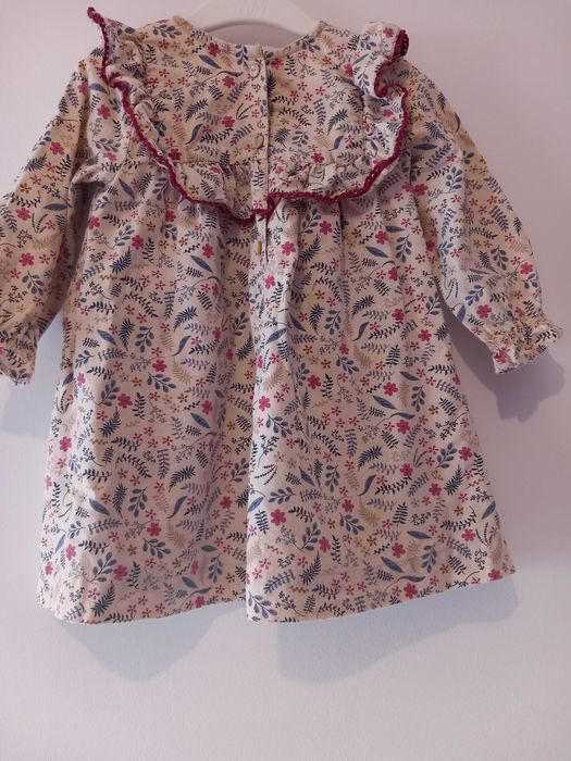 Vestido zippy menina , 12-18 meses