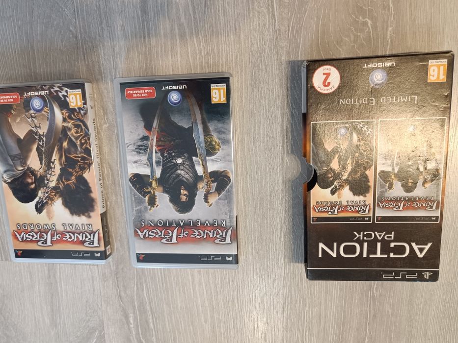 PSP Prince of Persia Action Pack Limited Edition 2 gry Revelations Riv