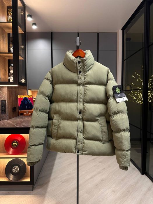 Мужская Куртка Пуховик Stone Island Чоловіча Куртка Пуховик