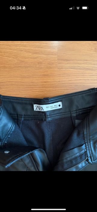 Calças de Couro Zara