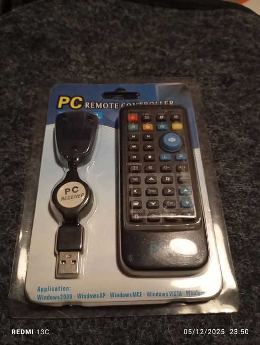 PC controlo remoto com receptor USB
