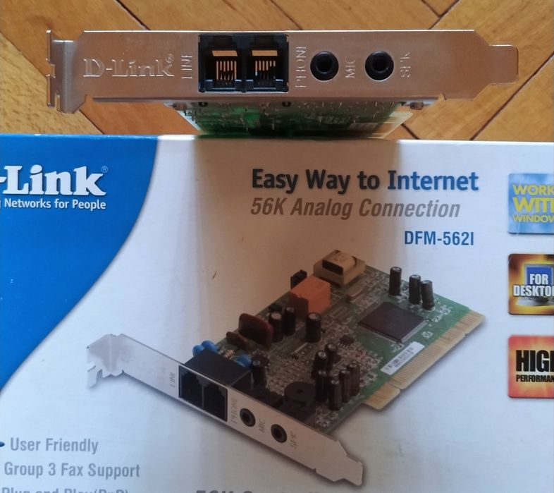 Модем телефонный PCI D-Link DFM 562I