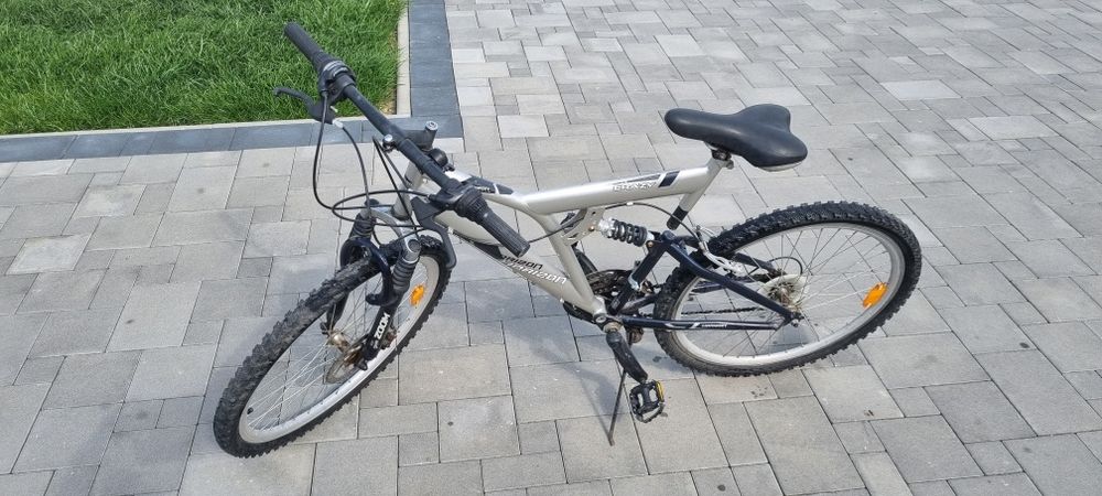 Rower Horizon crazy 26" srebrny z amortyzatorem