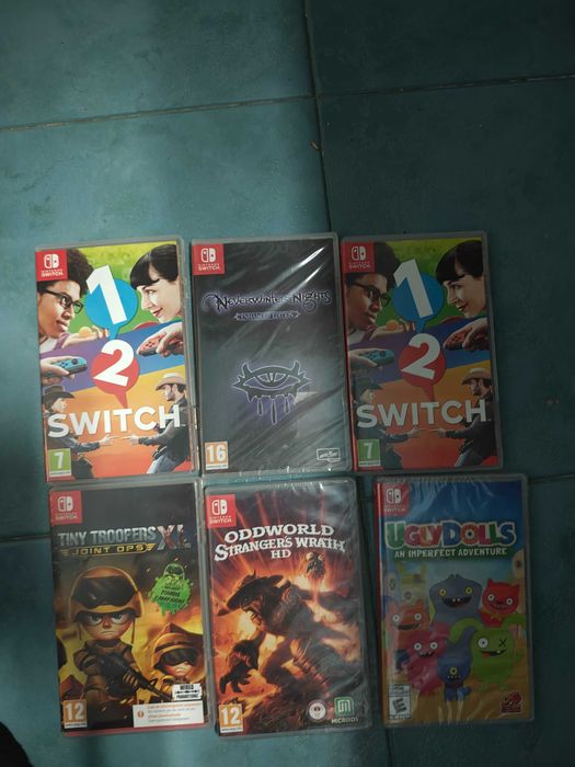 Jogos nintendo switch Mario Zelda