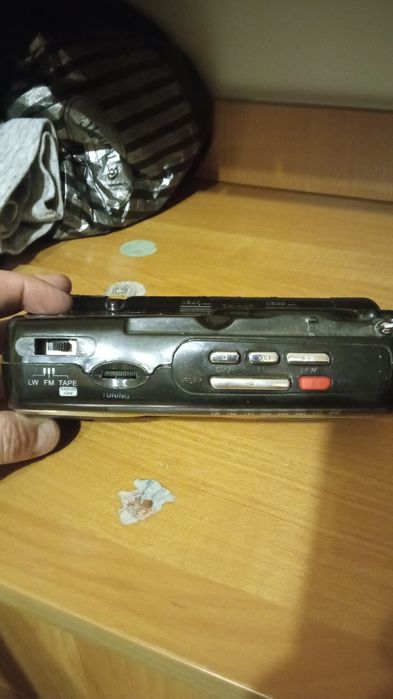 Radiomagnetofon kaseciak Walkman z głośnikiem