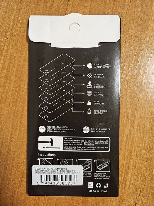 Huawei P8 Lite 2017/P9 lite 2017 szkło