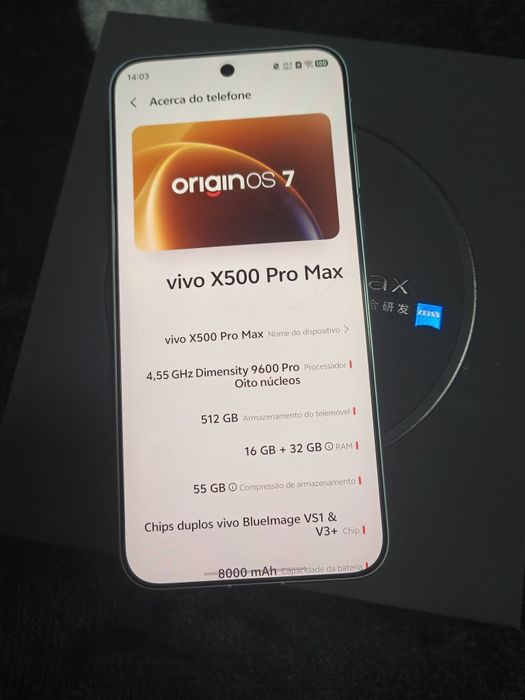 Vivo x500 pro max novo