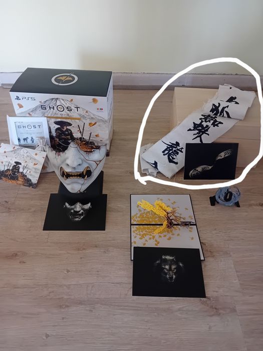 Edição de colecionador de Ghost of Yotei- cinto +cartografia