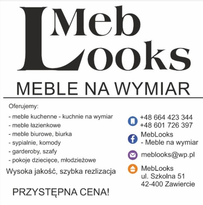 Meble Na Wymiar- Kuchenne,Szafy,Garderoby,Sypialnie...