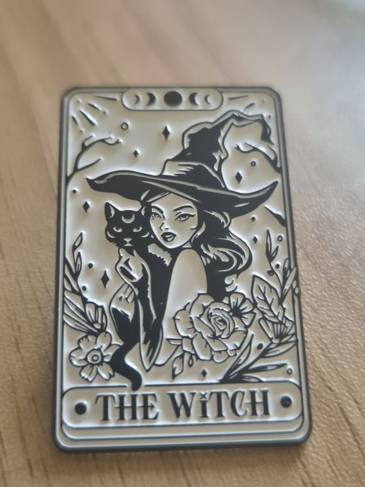 Nowa przypinka emaliowana The Witch Emo Gothic Steampunk