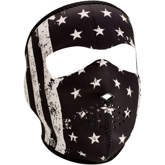 zan headgear full face mask vintage flag one size 25030249