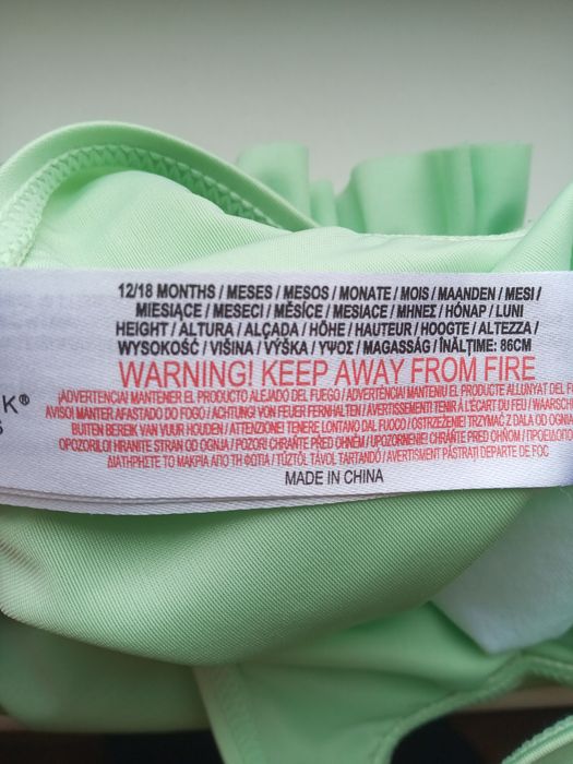 Купальник  купальники на дівчинку Primark 12 18 місяців зріст 80 86  н