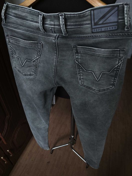 Джинсы Pepe jeans London United Kingdom w30 stretch grey.