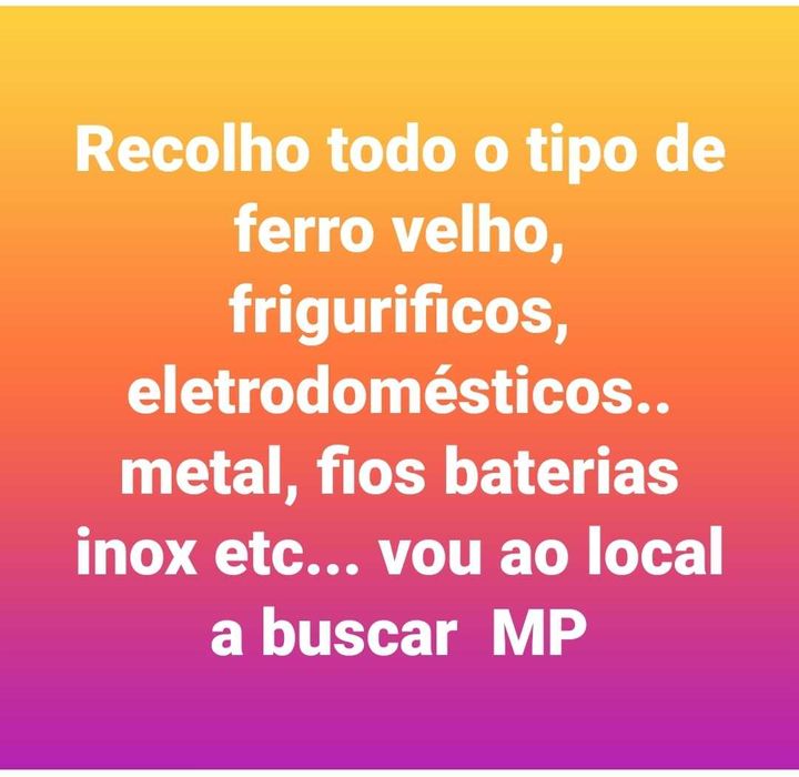 Recolha de ferro velho