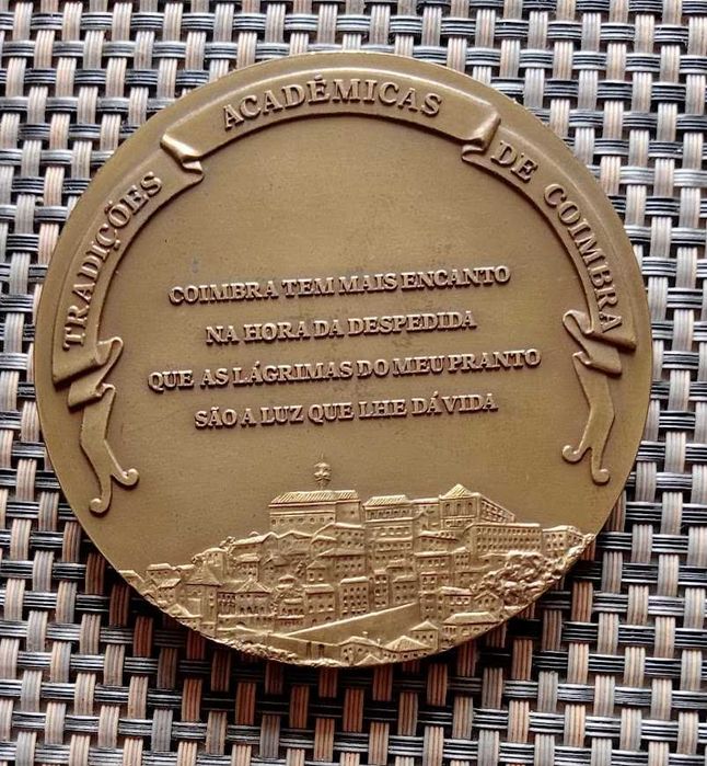 Médaille De Bronze Portugaise - Sérénade De Coimbra - Traditions Académiques
