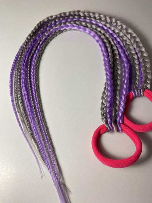 Афрорезиночки, косички